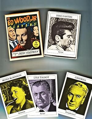The Ed Wood, Jr. Players. 36 Trading Cards