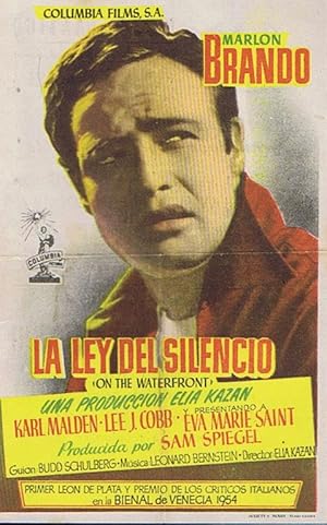 LA LEY DEL SILENCIO - Director: Elia Kazan - Actores: Marlon Brando, Karl Malden ./ Cine Atlantic...