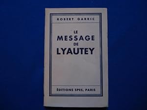 Le Message de Lyautey