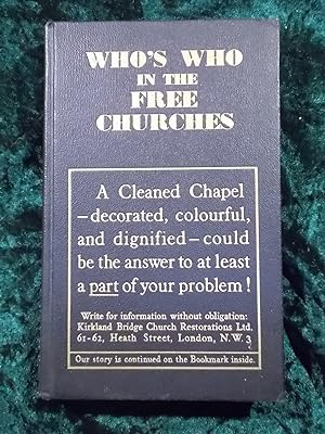 Seller image for WHO'S WHO IN THE FREE CHURCHES (AND OTHER DENOMINATIONS) for sale by Gage Postal Books