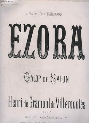 Seller image for EZORA - GALOP DE SALON - OP.11. for sale by Le-Livre