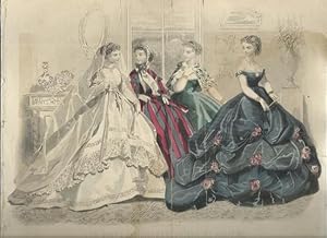 Seller image for Les Modes Parisiennes Peterson's Magazine 1866. for sale by Saintfield Antiques & Fine Books