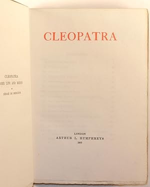 Cleopatra: Her Life and Reign: Desire de Bernath