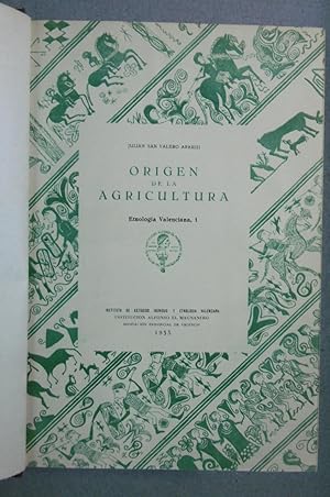 Seller image for EL ORIGEN DE LA AGRICULTURA Y CERMICA VALENCIANA ; LA PRIMITIVA TAULA DE CANVIS DE VALENCIA ; SUPERVIVENCIA DE LOS PRIMITIVOS PRIVILEGIOS ORGNICOS DE LA CAPITAL EN EL TEXTO DE LOS FUEROS DE VALENCIA ; SOLIDARIDAD ESPIRITUAL DE VALENCIA CON LAS VICTORIAS CRISTIANAS DEL SALADO Y DE ALGECIRAS ; PRSTAMOS DE LA CIUDAD DE VALENCIA A LOS REYES ALFONSO V Y JUAN II (1426-1472) ; APORTACIN ECONMICA DEL REINO DE VALENCIA AL MATRIMONIO DE MARTN EL HUMANO CON MARGARITA DE PRADES ; LOS CORREOS EN LA VALENCIA MEDIEVAL ; BREVES NOTAS SOBRE LAS RUINAS ROMANAS DE "ELS ESTAYNS" (ALMENARA) ; LA ALBARDETA (ALBALAT DELS TARONCHERS, VALENCIA) ; LAS URNAS DEL BOVEROT (ALMAZORA, CASTELLN) Y LAS INFILTRACIONES CLTICAS EN TIERRAS VALENCIANAS. for sale by Auca Llibres Antics / Yara Prez Jorques