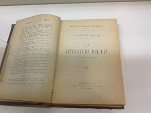 Imagen del vendedor de LA LITERATURA DEL DIA 1900 A 1903 GONZALEZ SERRANO URBANO 1903 a la venta por LIBRERIA ANTICUARIA SANZ