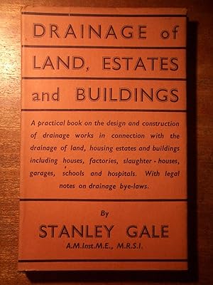 Image du vendeur pour Drainage of Land Estates and Buildings mis en vente par David Kenyon