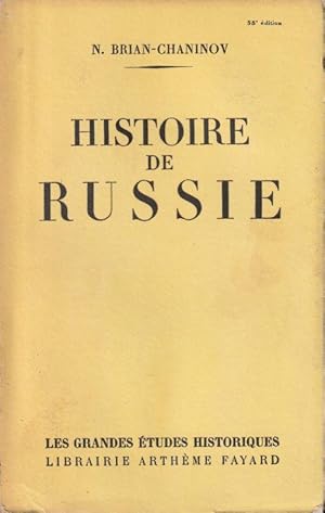 Image du vendeur pour Histoire de Russie mis en vente par ARTLINK