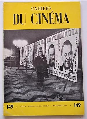 Cahiers Du Cinema Magazine #149 (November 1963) Revue Mensuelle De Cinema