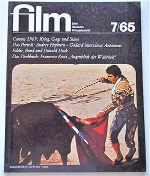 Seller image for Film: Eine Deutsche Filmzeitschrift (#7 Juli July 1965) German Film Magazine (Later Issues Entitled "Fernsehen + Film") for sale by Bloomsbury Books