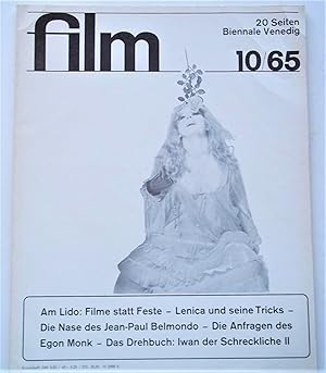 Image du vendeur pour Film: Eine Deutsche Filmzeitschrift (#10 Oktober October 1965) German Film Magazine (Later Issues Entitled "Fernsehen + Film") mis en vente par Bloomsbury Books