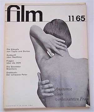 Image du vendeur pour Film: Eine Deutsche Filmzeitschrift (#11 November 1965) German Film Magazine (Later Issues Entitled "Fernsehen + Film") mis en vente par Bloomsbury Books