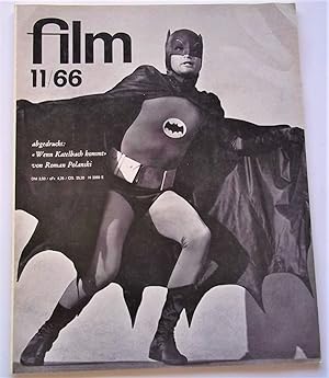 Seller image for Film: Eine Deutsche Filmzeitschrift (#11 November 1966) German Film Magazine (Later Issues Entitled "Fernsehen + Film") for sale by Bloomsbury Books