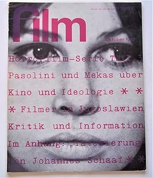 Image du vendeur pour Film: Eine Deutsche Filmzeitschrift (#10 Oktober October 1967) German Film Magazine (Later Issues Entitled "Fernsehen + Film") mis en vente par Bloomsbury Books