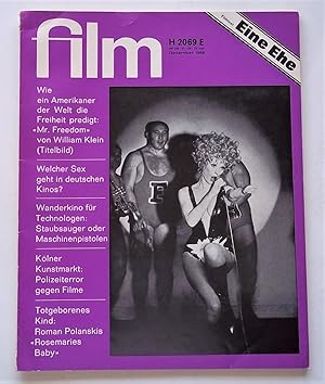 Seller image for Film: Eine Deutsche Filmzeitschrift (#12 Dezember December 1968) German Film Magazine (Later Issues Entitled "Fernsehen + Film") for sale by Bloomsbury Books