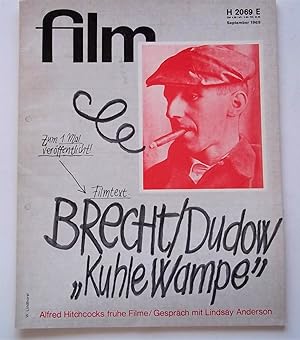 Seller image for Film: Eine Deutsche Filmzeitschrift (#9 September 1969) German Film Magazine (Later Issues Entitled "Fernsehen + Film") for sale by Bloomsbury Books