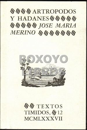Bild des Verkufers fr Artropodos y Hadanes zum Verkauf von Boxoyo Libros S.L.