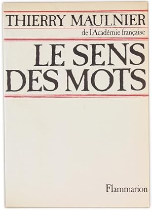 LE SENS DES MOTS.: