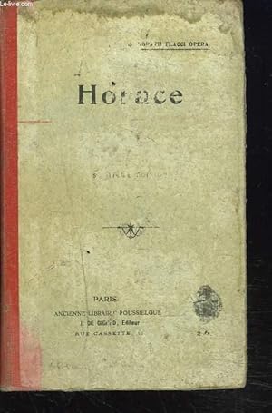 Seller image for HORACE. EDITION CLASSIQUE. Q. Horatii Flacci Opera. for sale by Le-Livre