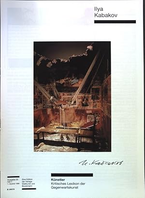 Image du vendeur pour Ilya Kabakov Knstler - Kritisches Lexikon der Gegenwartskunst. mis en vente par books4less (Versandantiquariat Petra Gros GmbH & Co. KG)