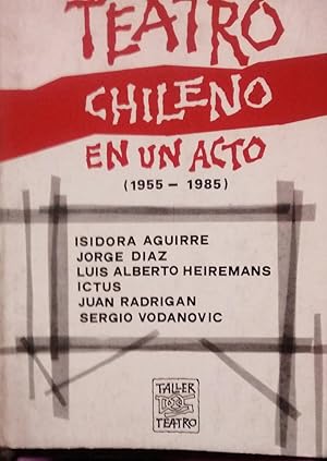 Imagen del vendedor de Teatro chileno en un acto. Seleccin y notas de Juan Andrs Pia. Portada de Claudio di Girlamo a la venta por Librera Monte Sarmiento