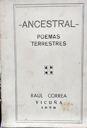 Seller image for Ancestral. Poemas Terrestres for sale by Librera Monte Sarmiento