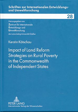 Impact of land reform strategies on rural poverty in the commonwealth of independent states : com...