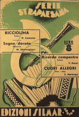 Seller image for Ricciolina ( polca ) - Sogno dorato ( mazurca ) - Ricordo Campestre ( valzer ) - Cuori allegri ( One step ) for sale by Antica Libreria di Bugliarello Bruno S.A.S.