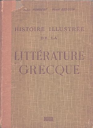 Image du vendeur pour Histoire de la littrature grecque Prcis mthodique mis en vente par Calepinus, la librairie latin-grec