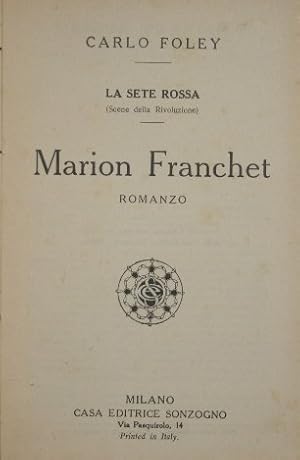 Imagen del vendedor de Marion Franchet a la venta por Antica Libreria Srl