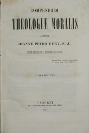 Compendium theologiae moralis. Vol. II