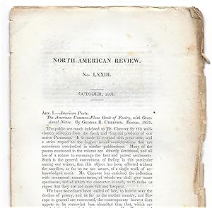 Image du vendeur pour The American Common - Place Book Of Poetry With Occasional Notes, Book Review mis en vente par Legacy Books II