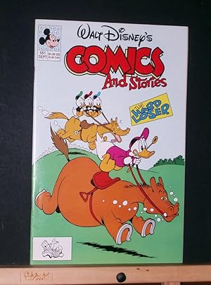 Imagen del vendedor de Walt Disney's Comics and Stories #551 a la venta por Tree Frog Fine Books and Graphic Arts