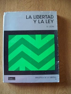 Imagen del vendedor de LA LIBERTAD Y LA LEY a la venta por Itziar Arranz Libros & Dribaslibros