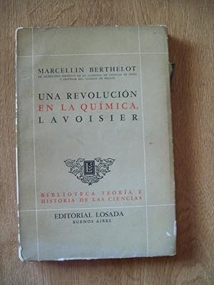 Imagen del vendedor de UNA REVOLUCIN EN LA QUMICA, LAVOISIER a la venta por Itziar Arranz Libros & Dribaslibros