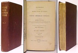 Imagen del vendedor de Illustrations of the Manners, Customs, and Condition of the North AmericanIndians. 8th ed vol. 1 only. a la venta por John W. Doull, Bookseller