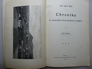 Das zweite Buch der Chronika der evangelischen Gemeinde Honnef am Rhein.