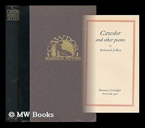 Image du vendeur pour Cawdor, and Other Poems, by Robinson Jeffers mis en vente par MW Books Ltd.