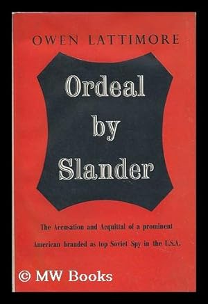 Image du vendeur pour Ordeal by Slander mis en vente par MW Books Ltd.
