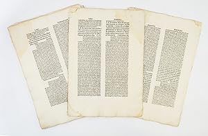 Seller image for TEXTS FROM GENESIS, EXODUS, ECCLESIASTES, ECCLESIASTICUS, WISDOM, and others for sale by Phillip J. Pirages Rare Books (ABAA)