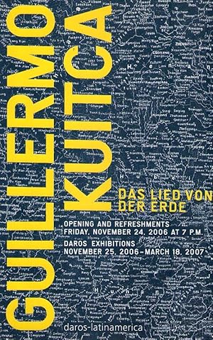 DAS LIED VON DER ERDE. Opening and refreshments Friday, November 24, 2006. Daros exhibitions Nove...