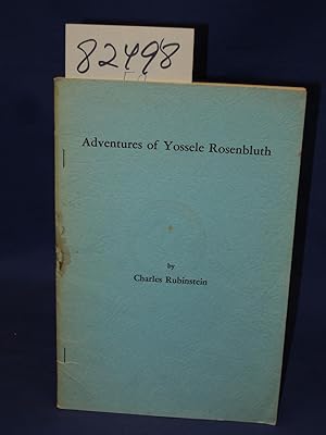 Image du vendeur pour Adventures of Yossele Rosenbluth mis en vente par Princeton Antiques Bookshop