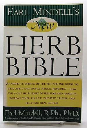 Image du vendeur pour Earl Mindell's New Herb Bible mis en vente par Book Nook