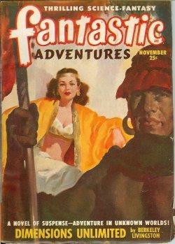 Seller image for FANTASTIC ADVENTURES: November, Nov. 1948 for sale by Books from the Crypt