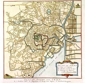 Seller image for PLAN DE JEDO . Plan of Tokyo. for sale by Garwood & Voigt