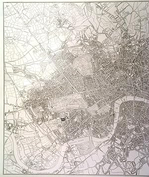 LONDON GUIDE TO THE INTERNATIONAL EXHIBITION 1862. Previously folded large wood engraved plan o...