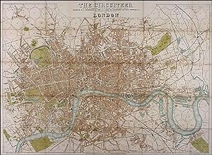 THE CIRCUITEER. Unusual folding distance map of London to serve as a guide for ascertaining ...