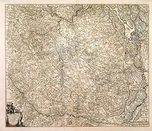 TABULA DUCATUS BRABANTIAE CONTINENS MARCHIONATUM SACRI IMPERII ET DOMINIUM MECHLINIENSE. Map of...