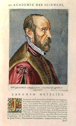 ABRAHAM ORTELIUS. Head and shoulder portrait of Abraham Ortelius. From