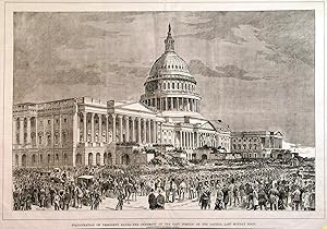 INAUGURATION OF PRESIDENT HAYES -- THE CEREMONY ON THE EAST PORTICO OF THE CAPITOL LAST MONDAY N...