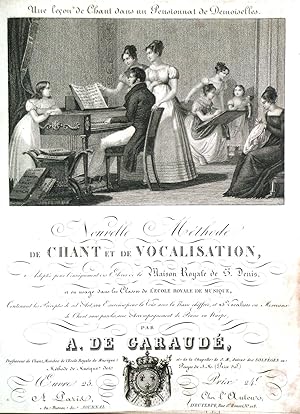 NOUVELLE MÉTHODE DE CHANT ET DE VOCALISATION, ADOPTÉE POUR LINSIGNEMENT DES ELÈVES DE LA MAISON...